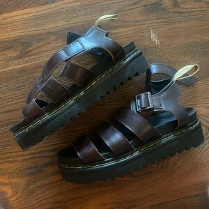 Brown Dr. Marten Sandals!